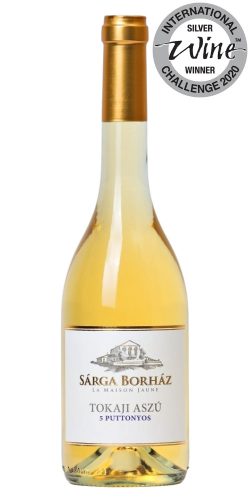 Sárga Borház Tokaji Aszú 5 puttonyos 2017 (0,5l)